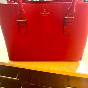 Kate spade red tote